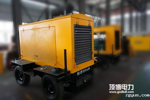 玉柴移动式四轮式发电机组600KW 玉柴移动式四轮式发电机组600KW