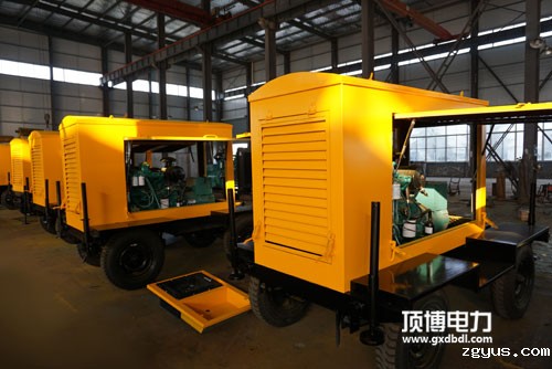 移动拖车柴油发电机组