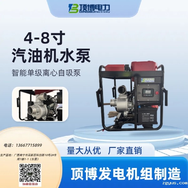4-8寸汽油机水泵