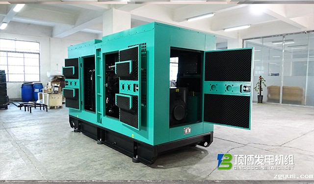 180KW上柴静音箱发电机组4