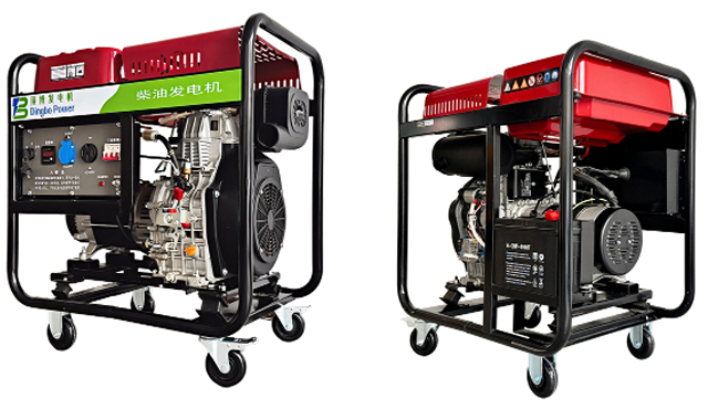 5KW开架式柴油发电机组2